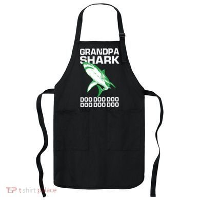 Grandpa Shark Doo Apron