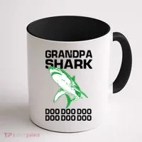 Grandpa Shark Doo Coffee Mug thumb 1