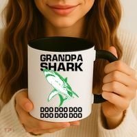 Grandpa Shark Doo Coffee Mug thumb 3