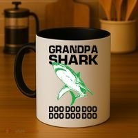 Grandpa Shark Doo Coffee Mug thumb 4