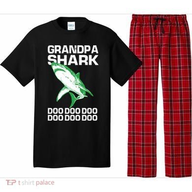 Grandpa Shark Doo Pajama Set
