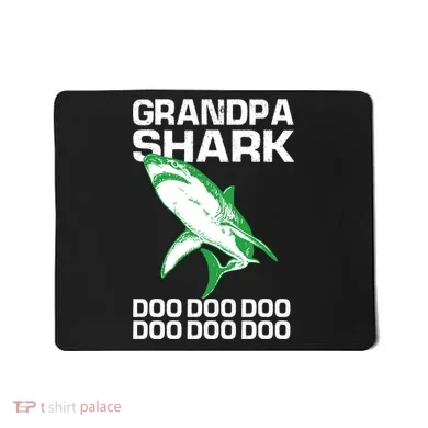 Grandpa Shark Doo Mousepad