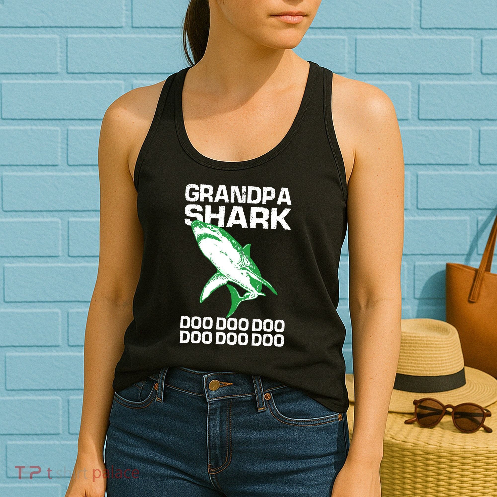 Grandpa Shark Doo Women's Tank Top