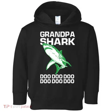 Grandpa Shark Doo Toddler Hoodie