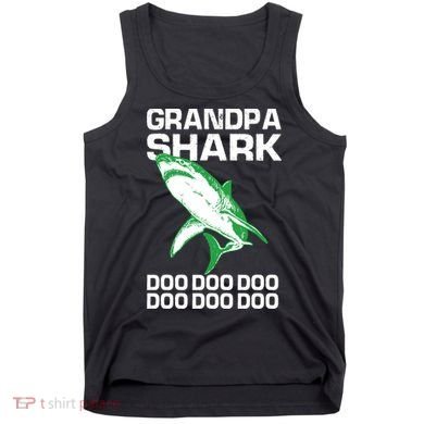 Grandpa Shark Doo Tank Top