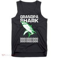 Grandpa Shark Doo Tank Top thumb 0