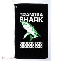Grandpa Shark Doo Golf Towel thumb 0