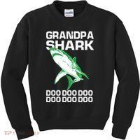 Grandpa Shark Doo Kids Sweatshirt thumb 0