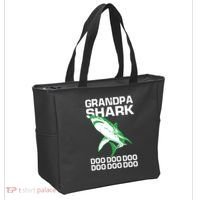 Grandpa Shark Doo Tote Bag thumb 2