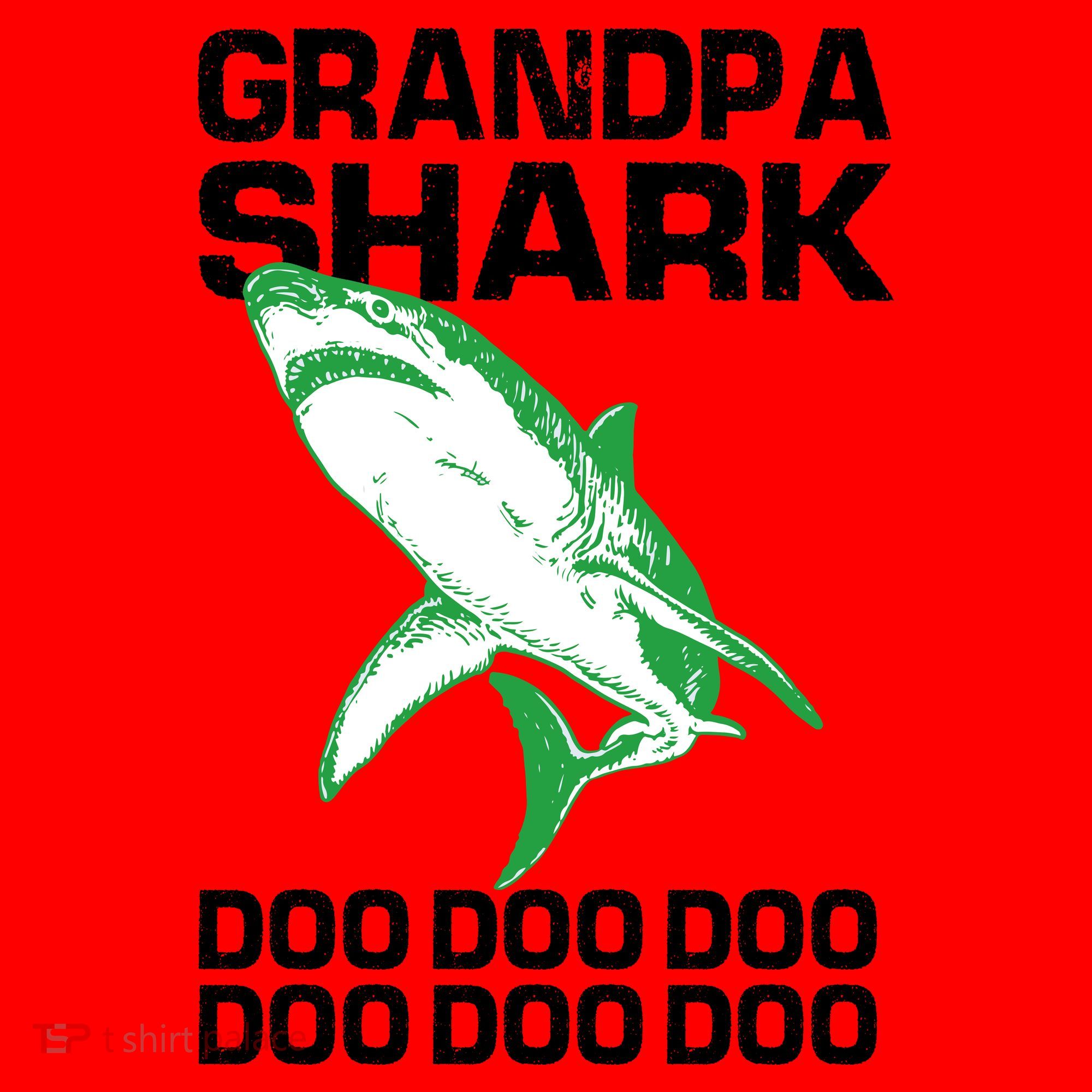 Grandpa Shark Doo Santa Hat