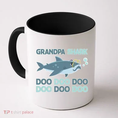 Grandpa Shark Doo Doo Doo Coffee Mug