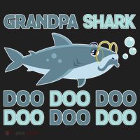 Grandpa Shark Doo Doo Doo Tumbler thumb 3
