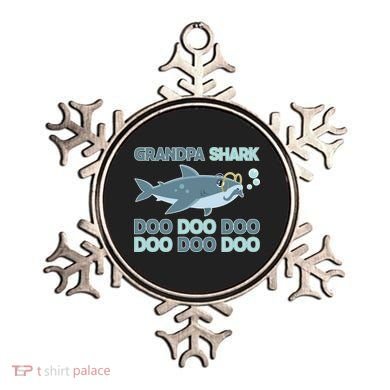 Grandpa Shark Doo Doo Doo Ornament