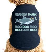 Grandpa Shark Doo Doo Doo Doggie Tank thumb 0