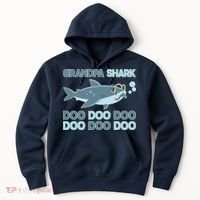 Grandpa Shark Doo Doo Doo Hoodie thumb 0
