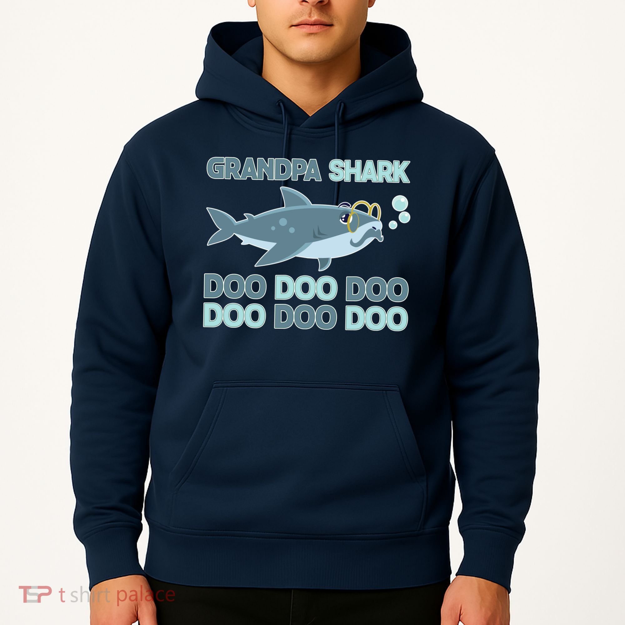 Grandpa Shark Doo Doo Doo Hoodie