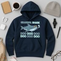 Grandpa Shark Doo Doo Doo Hoodie thumb 3