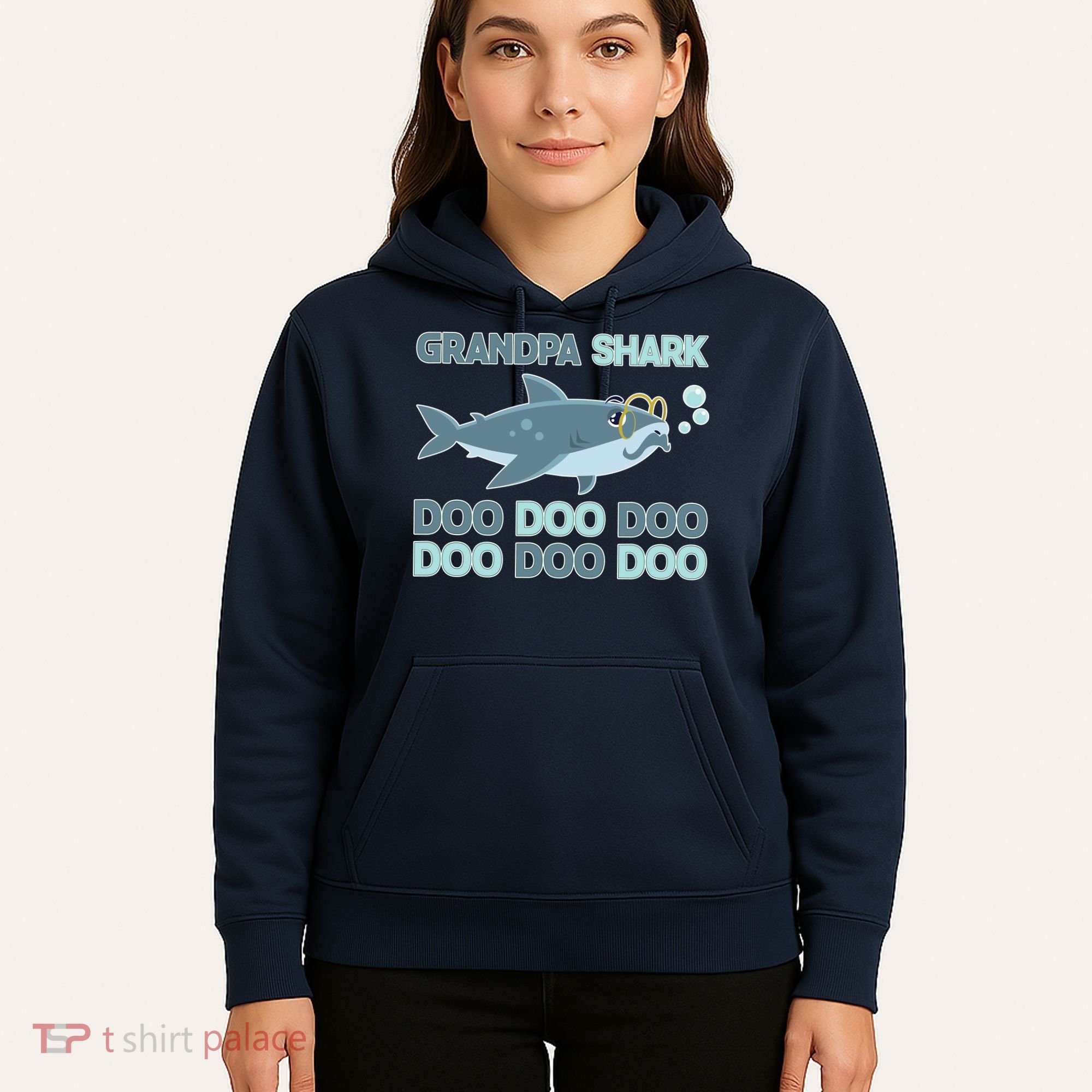 Grandpa Shark Doo Doo Doo Hoodie