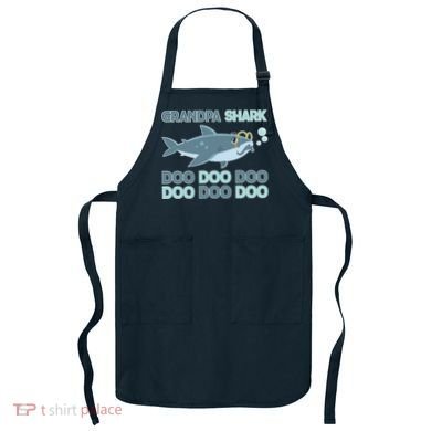 Grandpa Shark Doo Doo Doo Apron