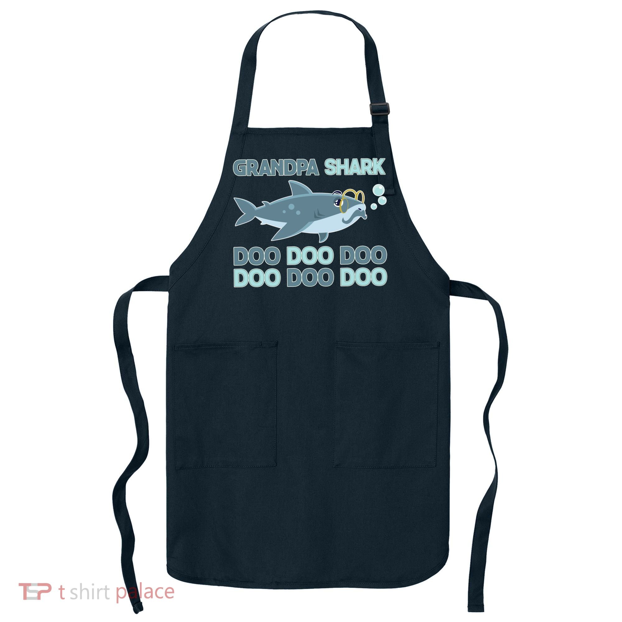 Grandpa Shark Doo Doo Doo Apron