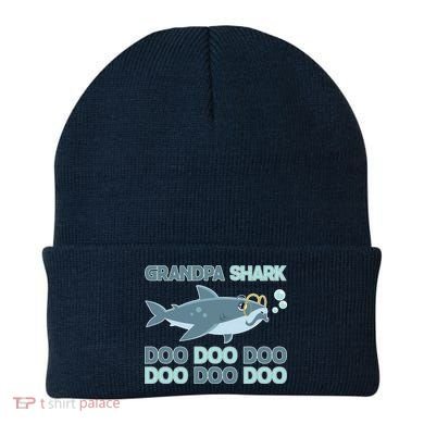 Grandpa Shark Doo Doo Doo Beanie