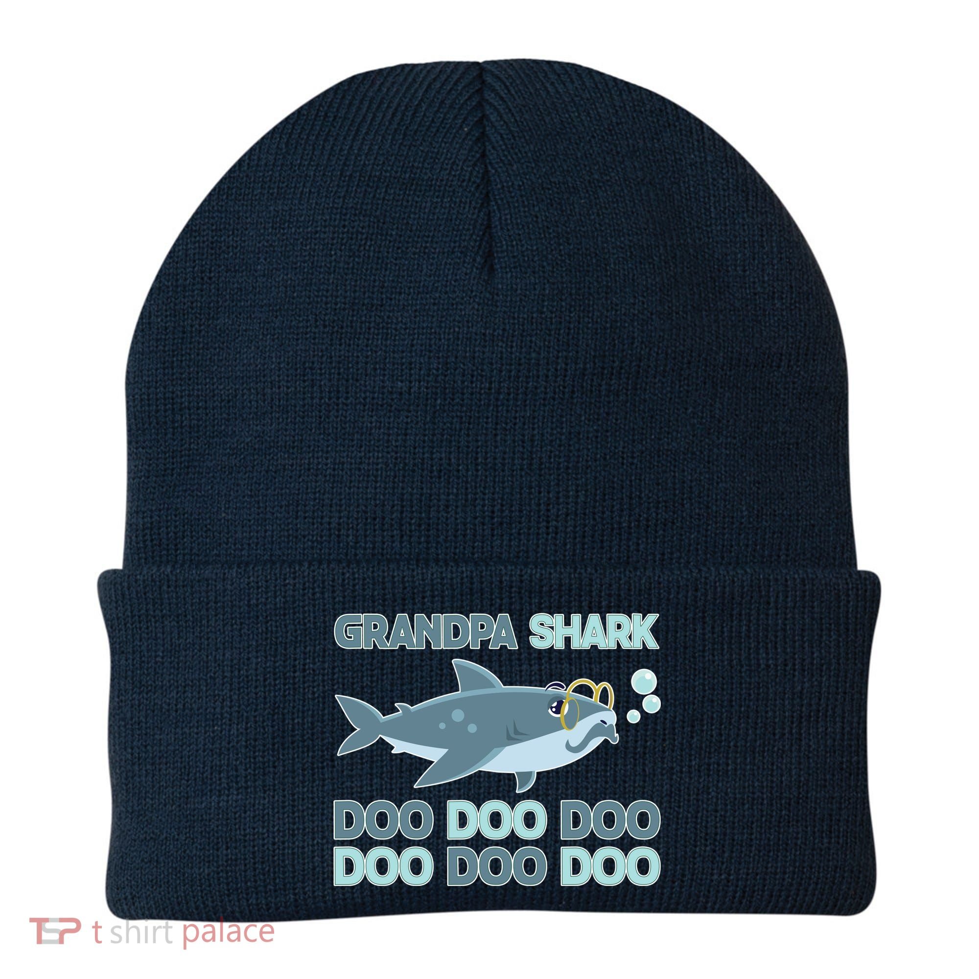 Grandpa Shark Doo Doo Doo Beanie