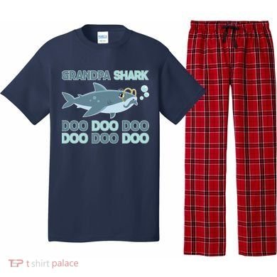 Grandpa Shark Doo Doo Doo Pajama Set