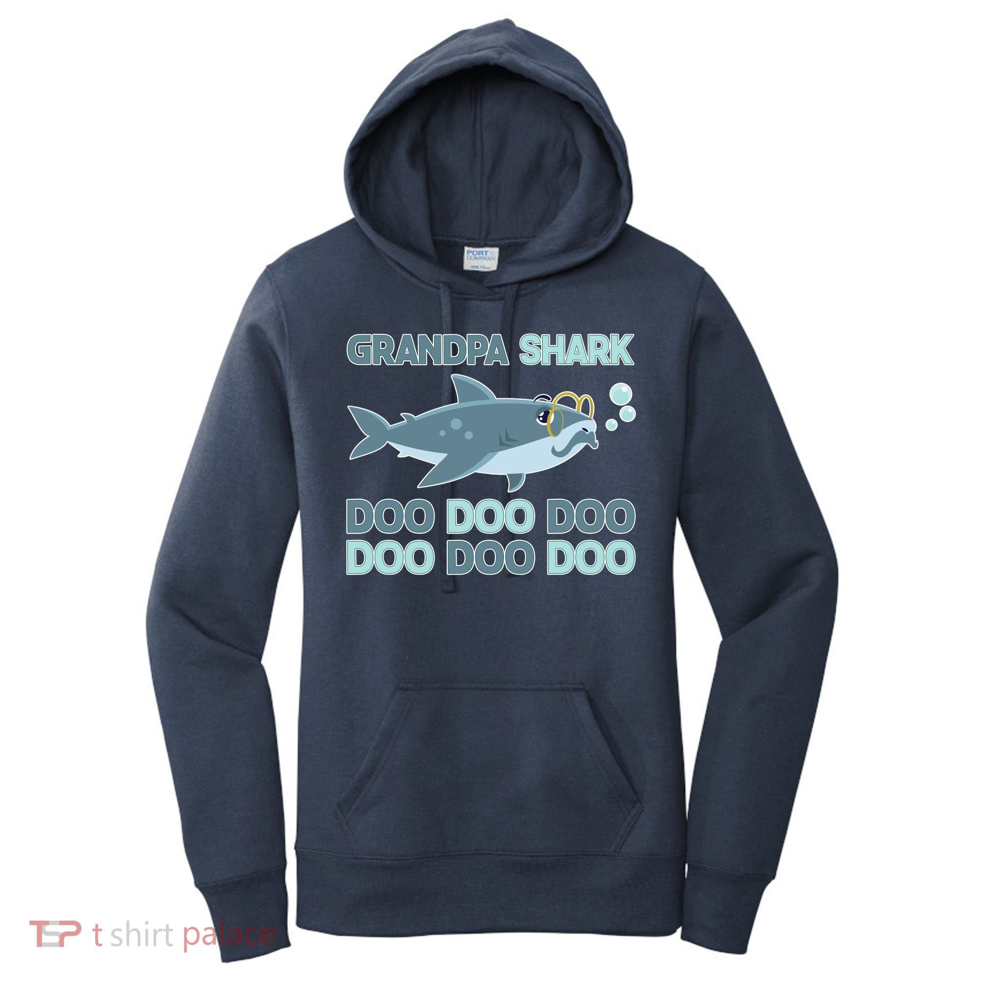 Grandpa Shark Doo Doo Doo Women's Hoodie