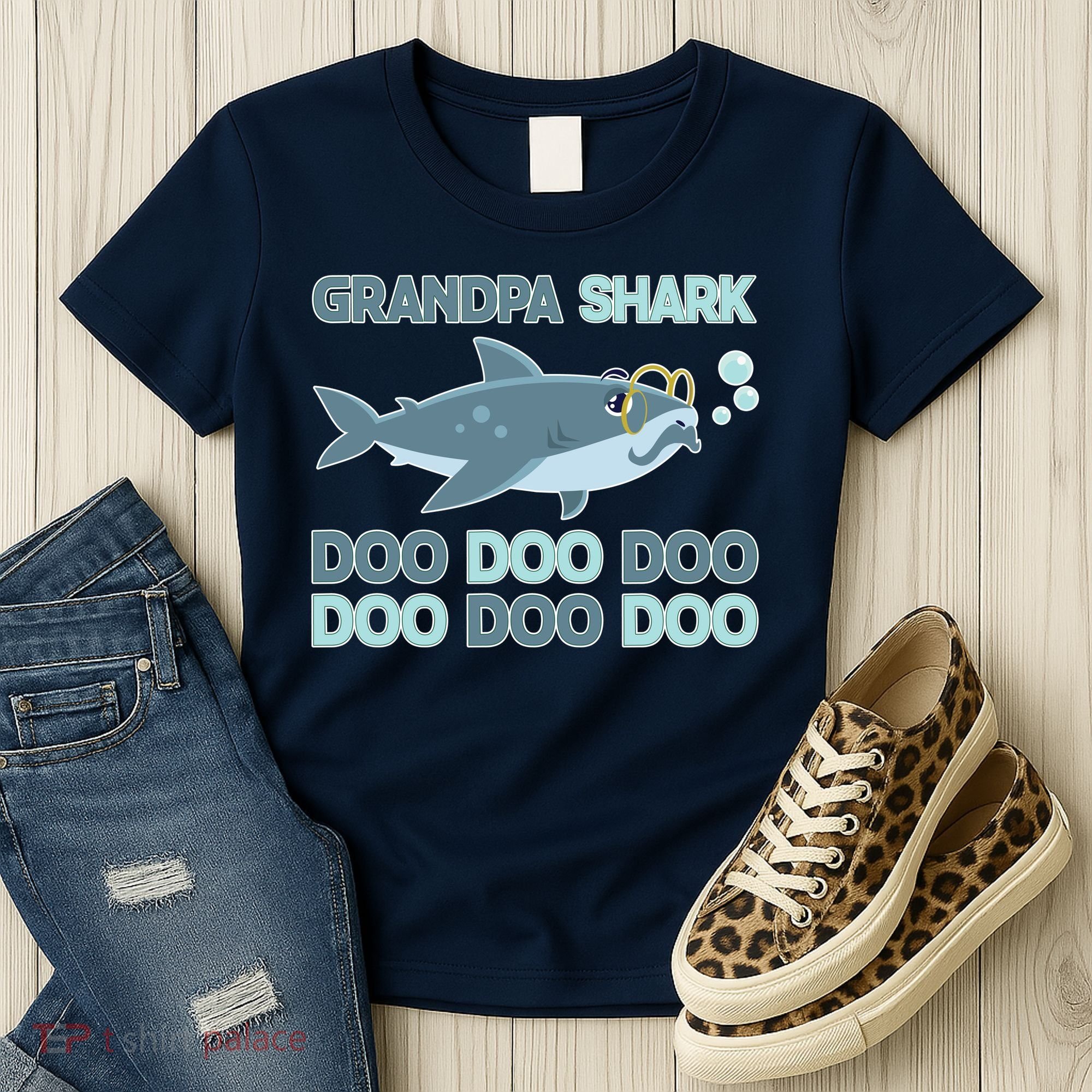 Grandpa Shark Doo Doo Doo Women's T-Shirt