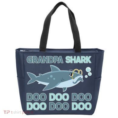 Grandpa Shark Doo Doo Doo Tote Bag
