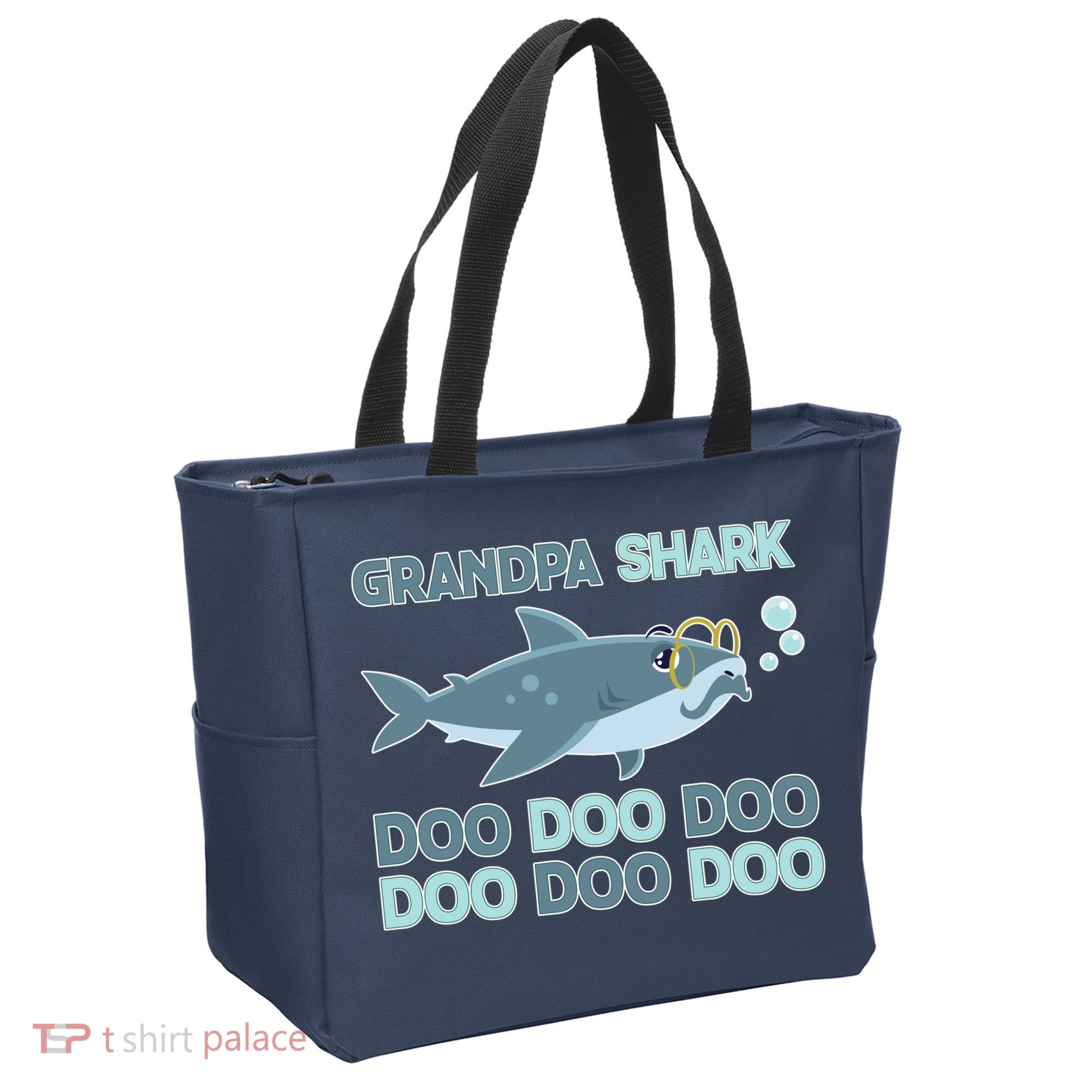Grandpa Shark Doo Doo Doo Tote Bag