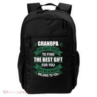 Grandpa The Best Gift For You Backpack thumb 0