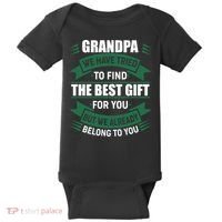Grandpa The Best Gift For You Baby Bodysuit thumb 0