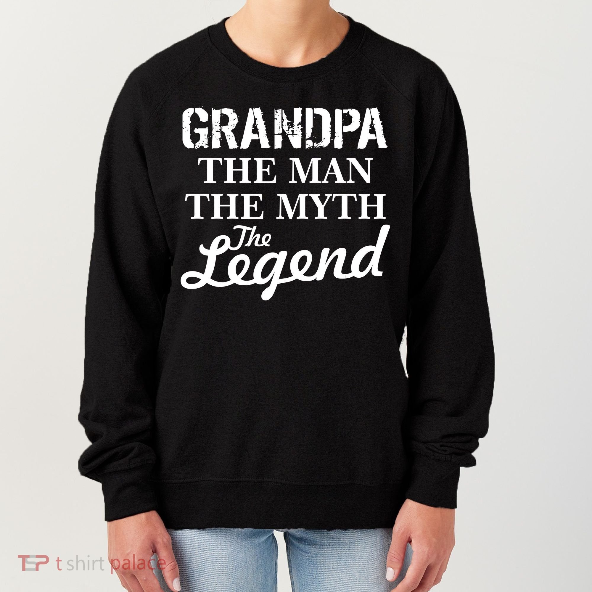 Grandpa The Man Myth Legend Women's Sweatshirt