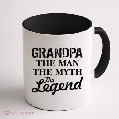 Grandpa The Man Myth Legend Coffee Mug back