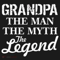 Grandpa The Man Myth Legend Mousepad thumb 1