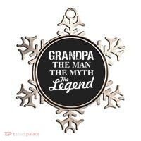 Grandpa The Man Myth Legend Ornament thumb 0