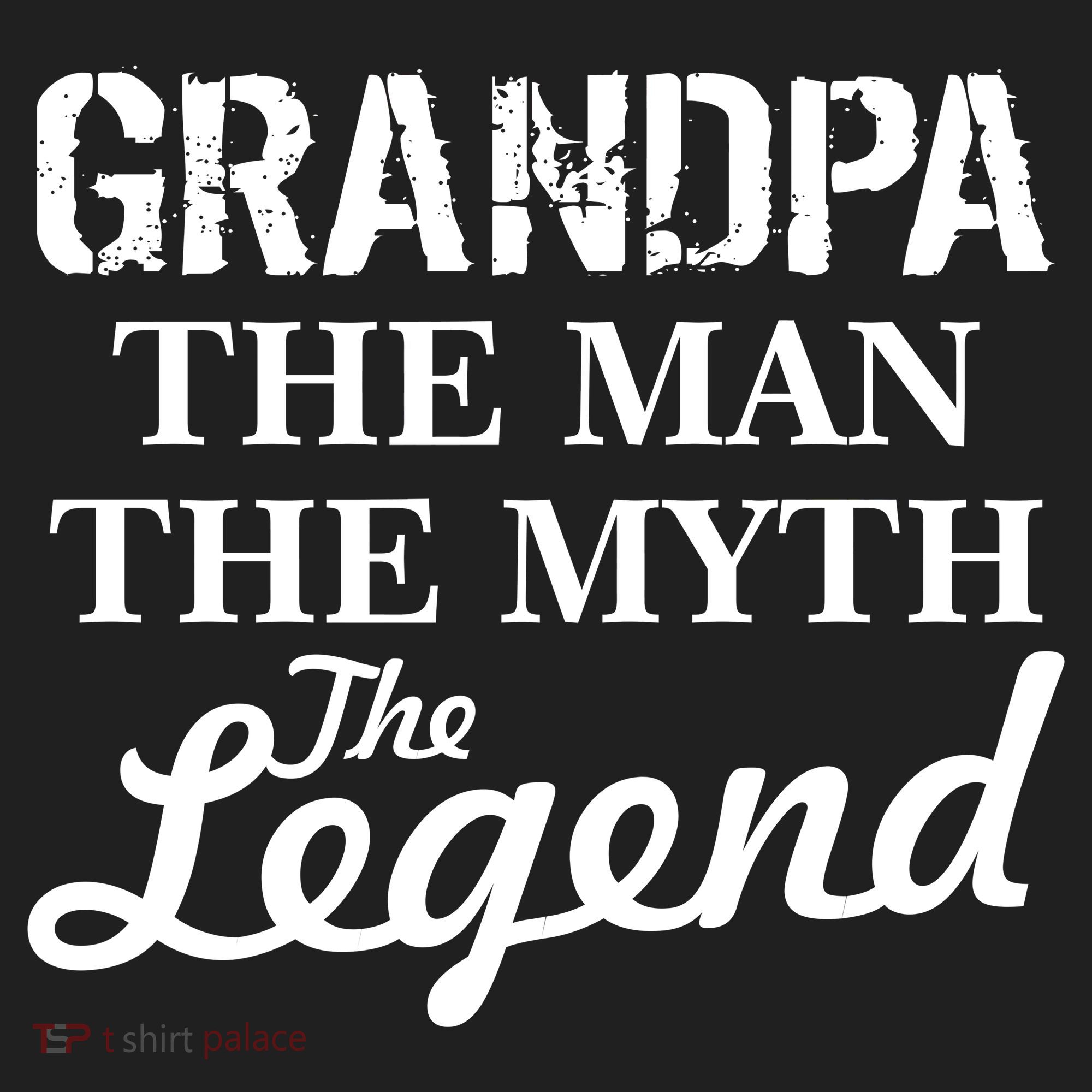 Grandpa The Man Myth Legend Hat