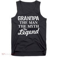 Grandpa The Man Myth Legend Tank Top thumb 0