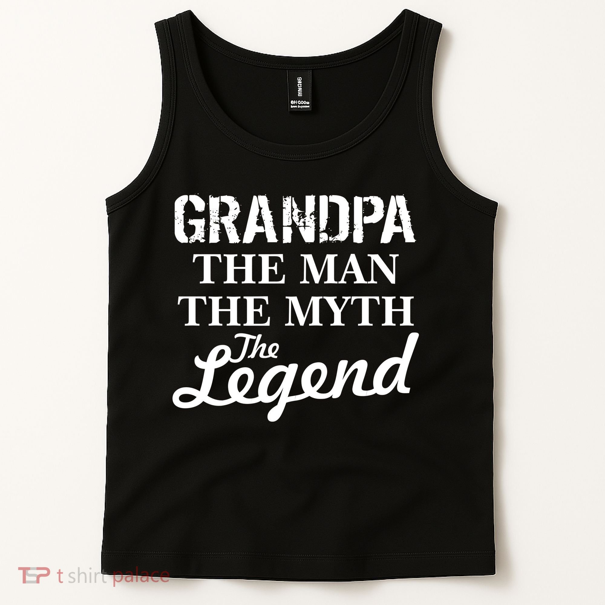 Grandpa The Man Myth Legend Tank Top