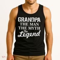 Grandpa The Man Myth Legend Tank Top thumb 3