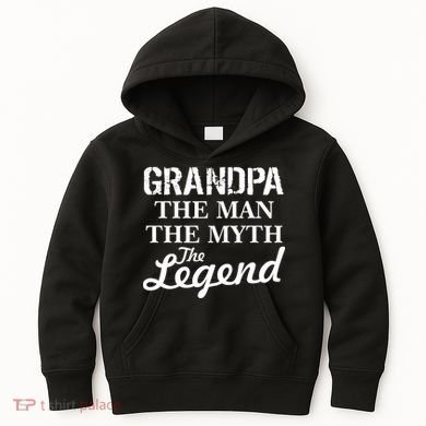 Grandpa The Man Myth Legend Kids Hoodie