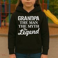Grandpa The Man Myth Legend Kids Hoodie thumb 3