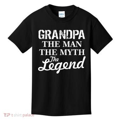 Grandpa The Man Myth Legend Kids T-Shirt