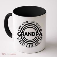Grandpa The Man Myth The Legend Funny Coffee Mug thumb 0