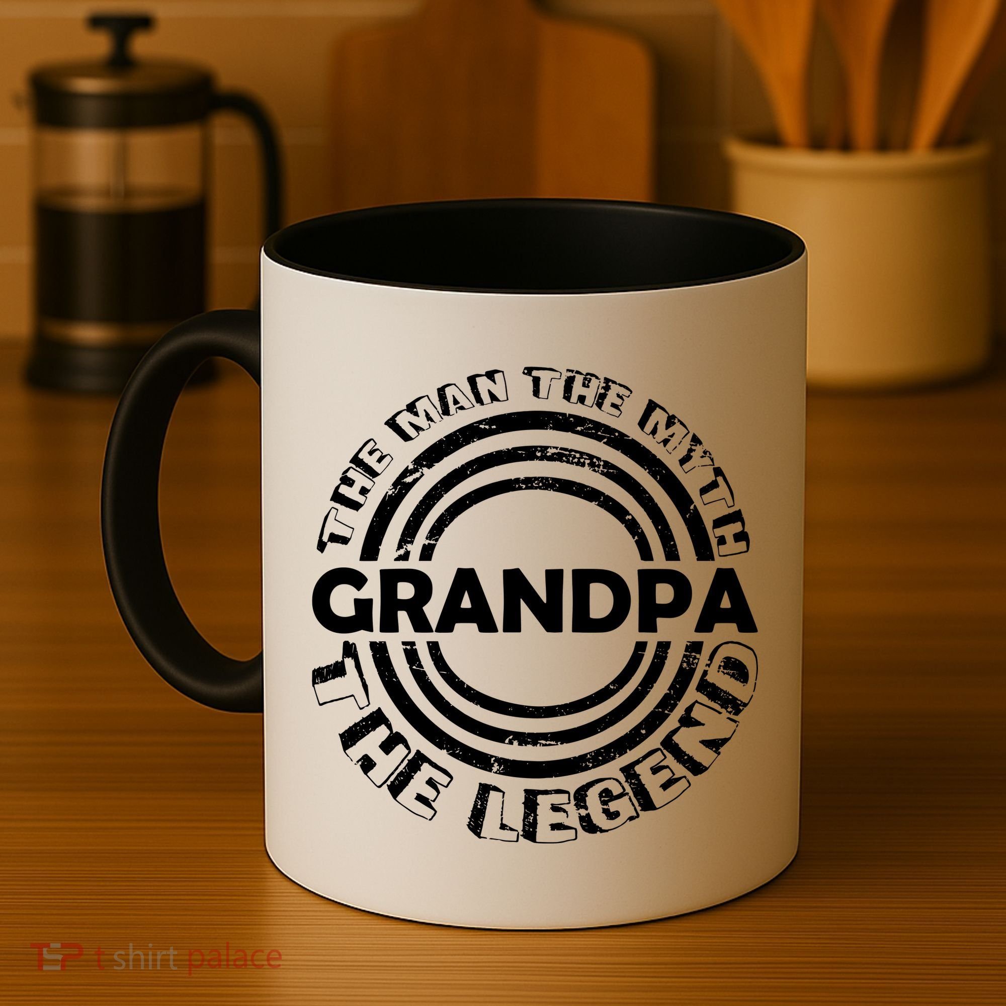 Grandpa The Man Myth The Legend Funny Coffee Mug