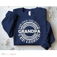 Grandpa The Man Myth The Legend Funny Sweatshirt thumb 2