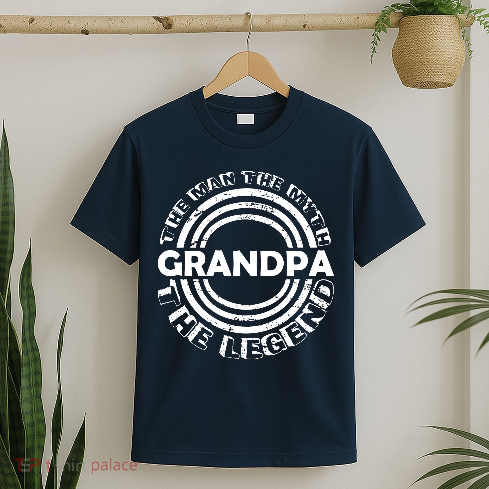 Grandpa The Man Myth The Legend Funny T-Shirt
