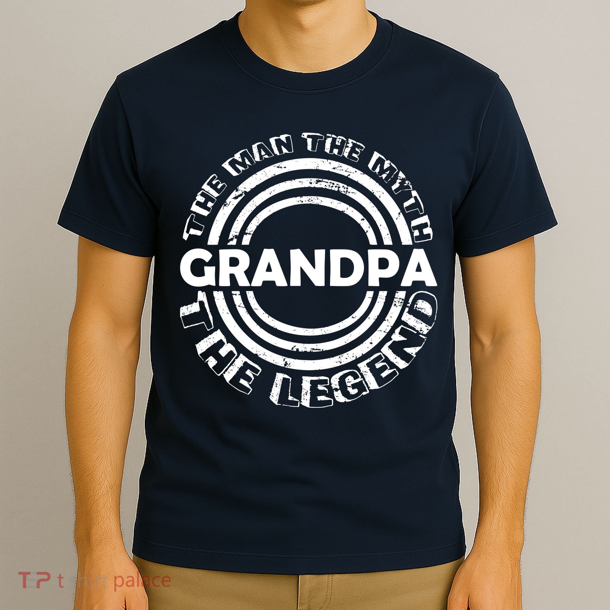 Grandpa The Man Myth The Legend Funny T-Shirt