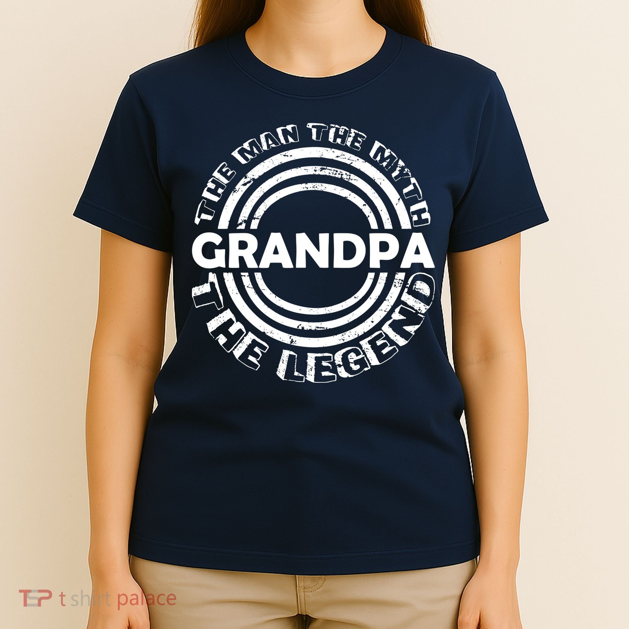 Grandpa The Man Myth The Legend Funny T-Shirt